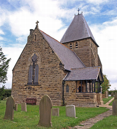 Hawsker church, 2 miles from Whitby Abbey.